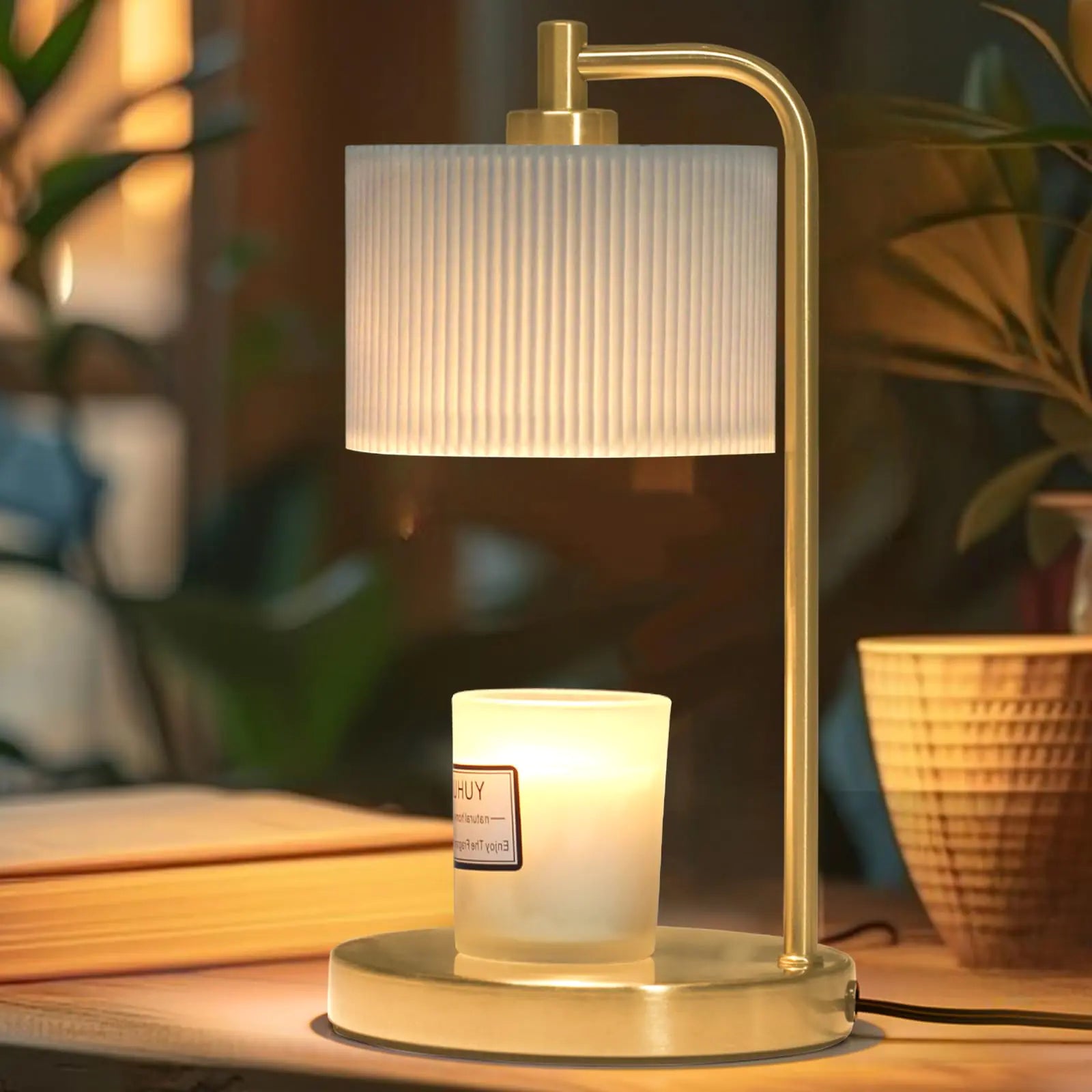 Adjustable Brightness Candle Lamp with Timer